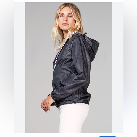 Joe Fresh Jackets & Blazers - Joe Fresh Active -NWOT-Polka Dot-Jacket -Packable W/Vent ,Drawstring -Sz S